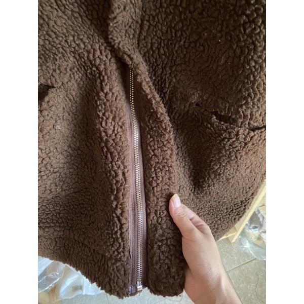 Áo lông nâu tây  hàng 2 hand loại 1 new 97%