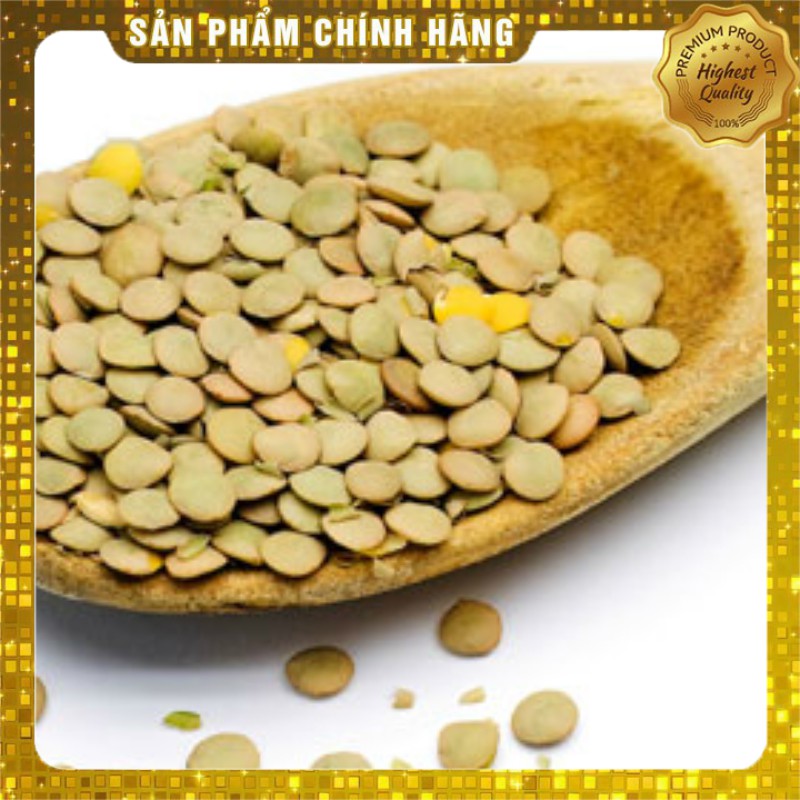 Đậu Lăng Xanh Hữu Cơ - Phù Hợp Cho Thực Đơn KETO Giảm Cân - 500gr - Organic Green Lentils