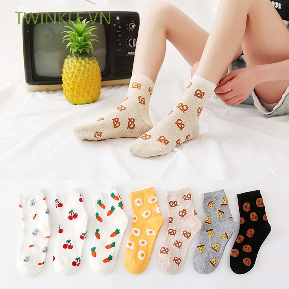 Vớ thiết kế nhiều họa tiết dễ thương thời trang dành cho nữ