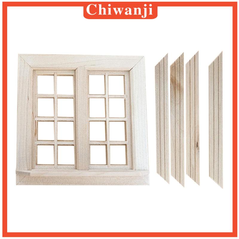 Cửa Sổ 16 Tấm Mini 1 / 12 Độc Đáo Trang Trí Nhà Búp Bê