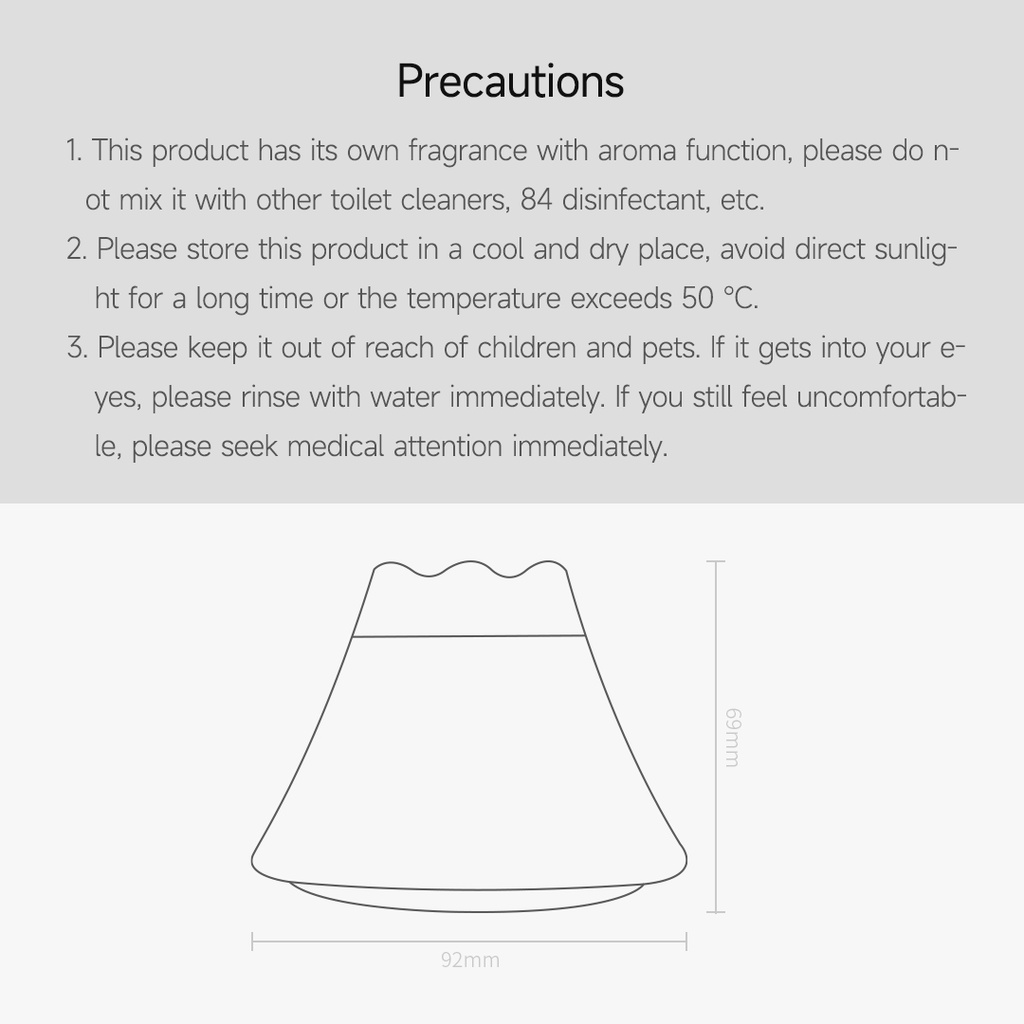 Xiaomi Youpin Cecebear Dụng Cụ Làm Sạch Toilet Khử Mùi Mạnh Mẽ Trong Vòng 180 Ngày Dùng Pin Lâu Dài