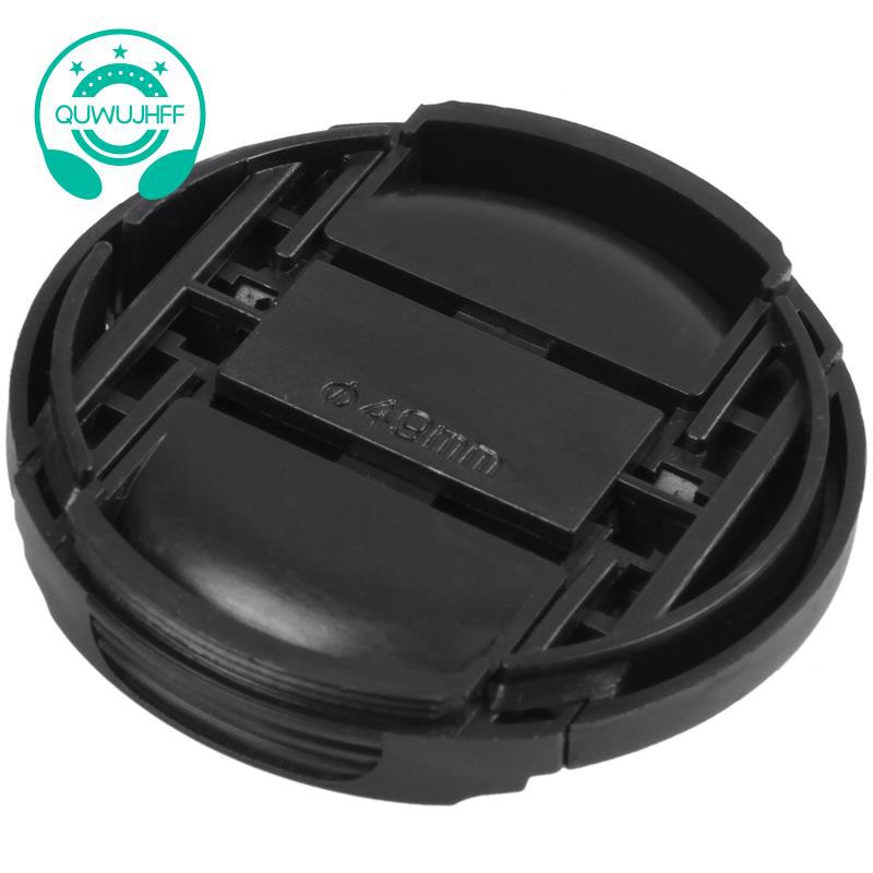 Univeral Camera 49mm Front Lens Cap Protector Black