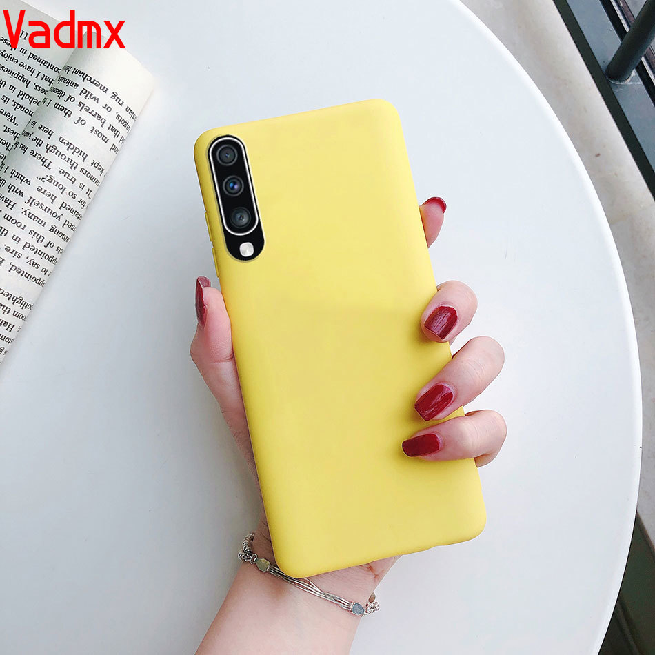 Ốp Điện Thoại Silicon Mềm Màu Trơn Cho Samsung Galaxy A50 A70 A50s A30s A40 A60 M40