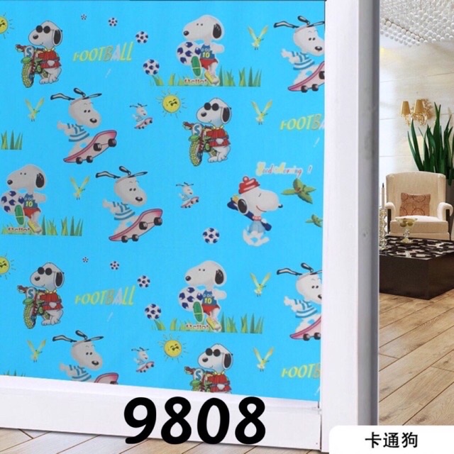 Decal dán kính, giấy dán kính mờ khổ rộng 45cm