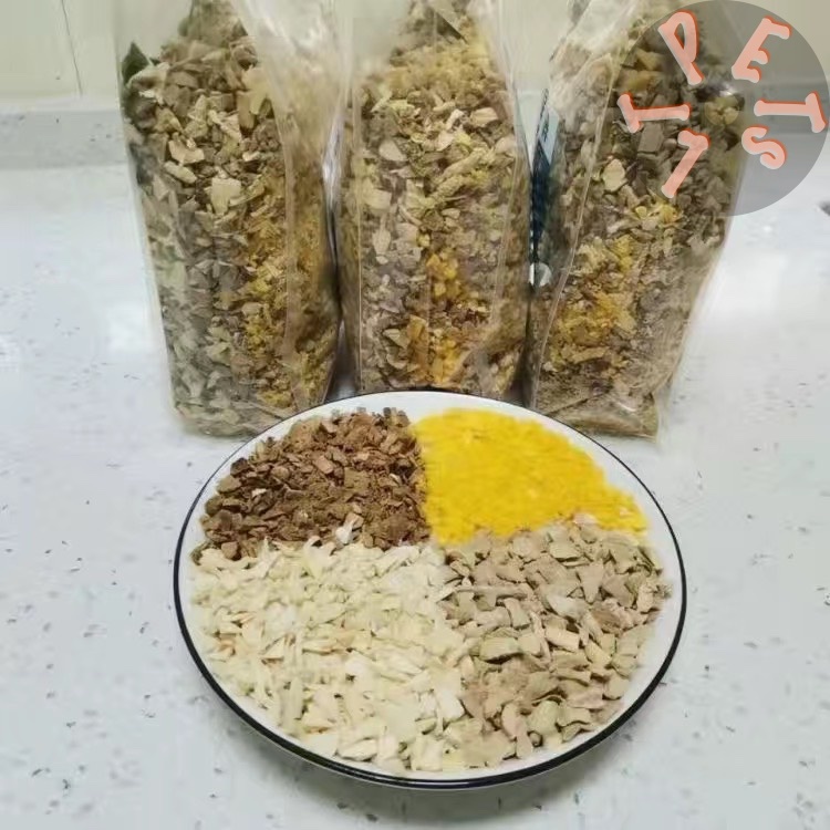 Đông khô băm nhỏ, thịt khô sấy lạnh túi 500gr trộn cơm,hạt phù hợp với mèo con, mèo răng yếu