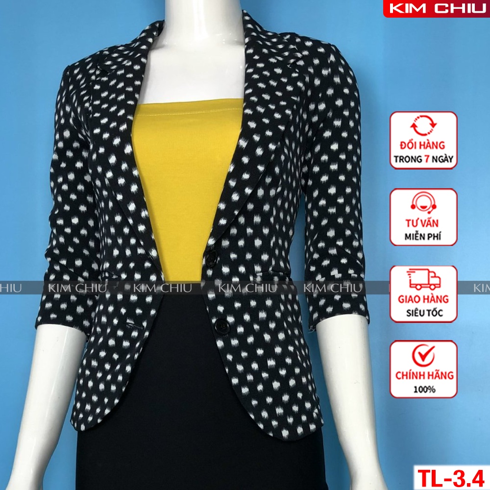 Áo Vest Nữ Công Sở Kim Chiu Cao Cấp Tay Lỡ Form Đẹp [ĐỔI TRẢ THOẢI MÁI] VTL-3.4