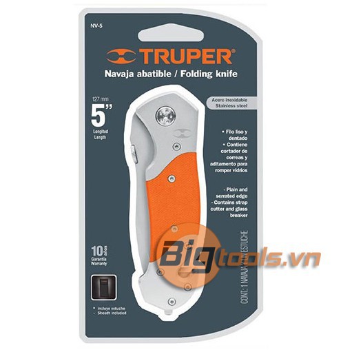 NSV  Dao xếp răng  Truper NV-5 17023