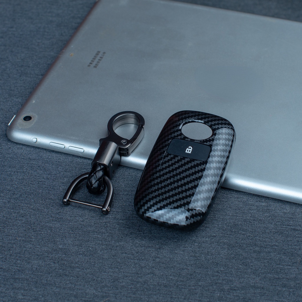 Vỏ Bọc Chìa Khóa Xe Hơi 2 Nút Bấm Bằng ABS Sợi Carbon Cho toyota RAIZE Daihatsu Rocky toyota Veloz 2022 Veloz 2021 Avanza 2022