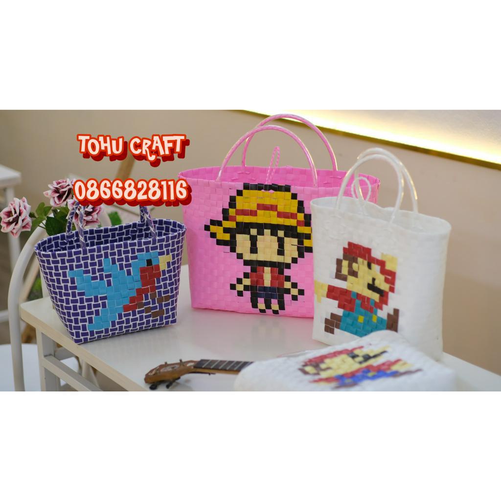 Túi xách đan tay thủ công thời trang TOHU anime