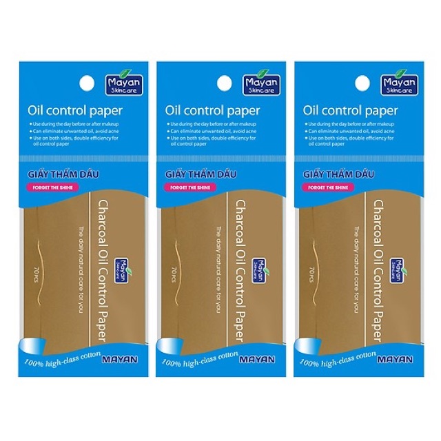 Giấy Thấm Dầu Mayan  Có Tác Dụng Như 1 hộp Phấn Mini