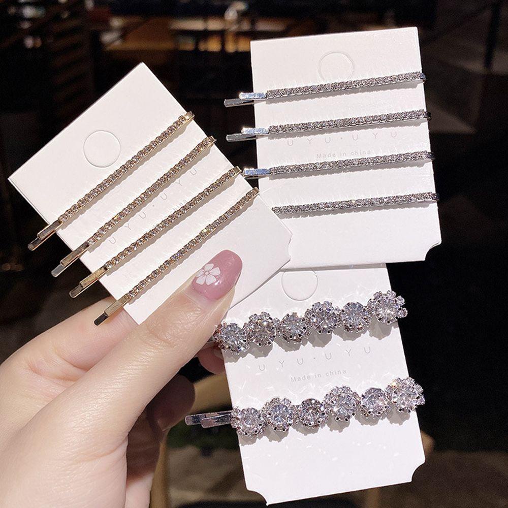 FUTURE Korea Style|Hairpins Accessories Hair Clips Set Shining|Barrettes Fashion Women Girls Bingbing Hair Styling Diamondl Hairgrip/Multicolor