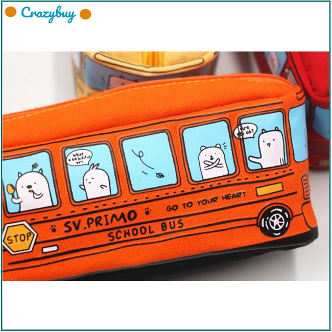 Túi đựng bút hình xe bus dễ thương tiện dụng