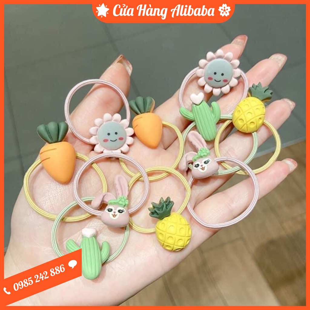 SET 10 Chun Buộc Tóc Mẹ Và Bé