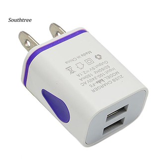 Củ sạc 2 cổng USB 5V 2.1A tốc độ cao tiện lợi