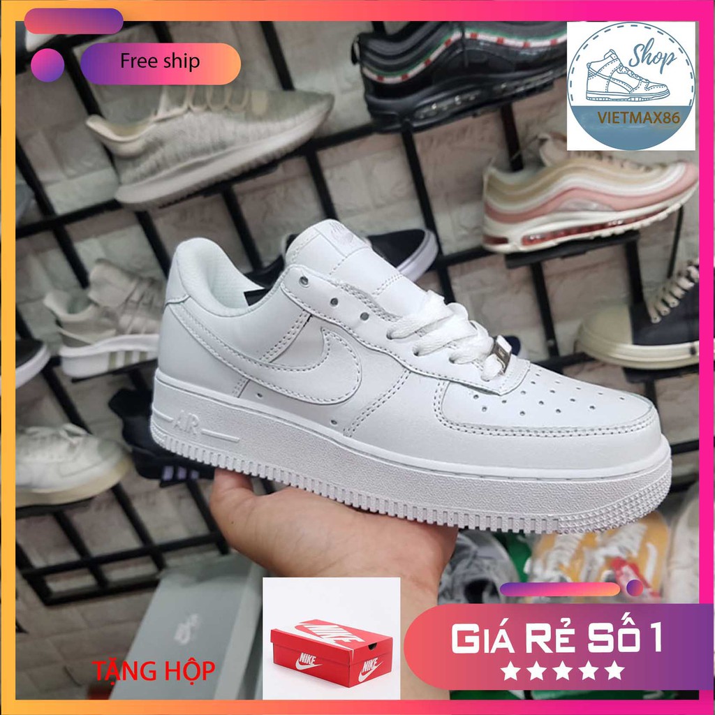 Giày foce  thể thao  trắng, giày tăng chiều cao giày nam giày nữ, giày thời trang,