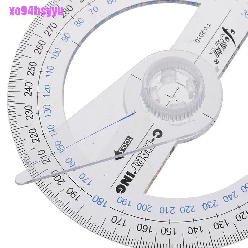 Thước Đo Chỉ Bằng Nhựa Xo94Bsyu Đường Kính 10cm Xoay 360 Độ Nhỏ Gọn