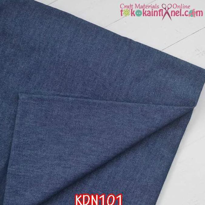 Tấm Vải Denim Màu Xanh Đậm 3.5m Toko-craft-kn101