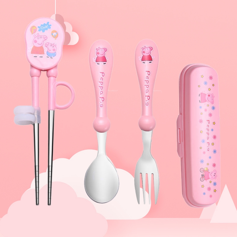 Bộ muỗng đũa nĩa tập ăn cho bé