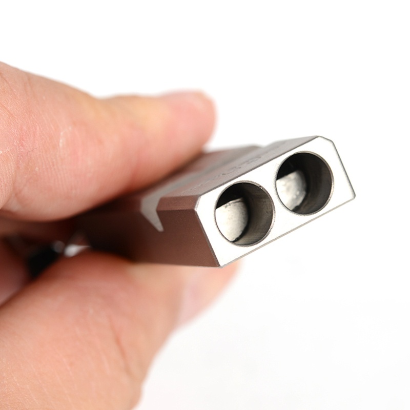 Còi sinh tồn bằng titan 120 decibels EDC có dây đeo cổ
