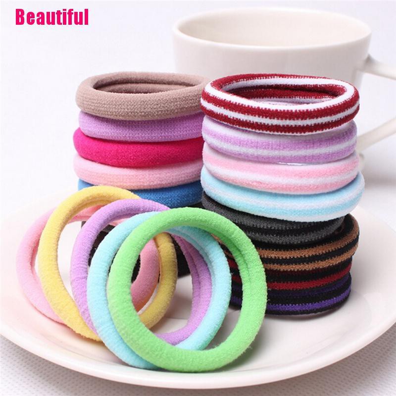 Set 10 Dây Cột Tóc Co Giãn Thời Trang
