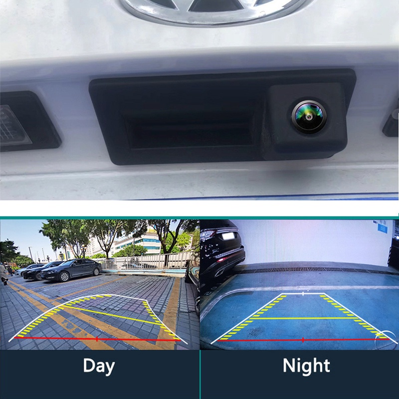 Track Vehicle Rear View Camera 170 Degree 1080P for-Passat Golf-Polo Jetta Tiguan Touareg B6 7 for-Audi A3 4 A5 A6 S5 | BigBuy360 - bigbuy360.vn