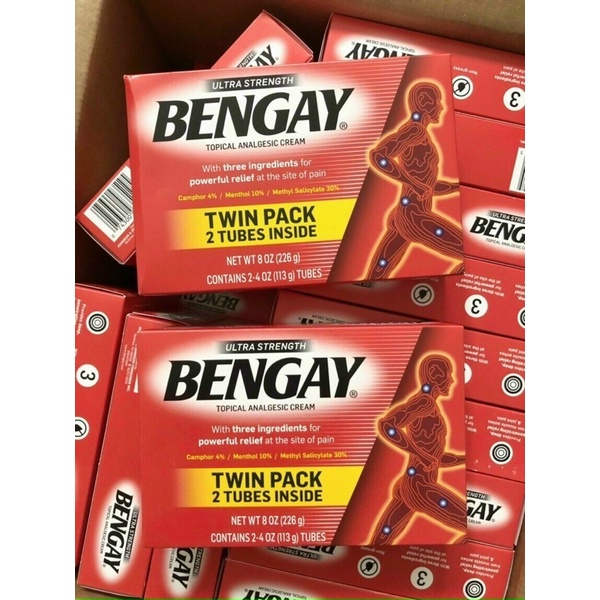 KEM XOA BÓP GIẢM ĐAU BENGAY ULTRA STRENGTH MỸ 226g