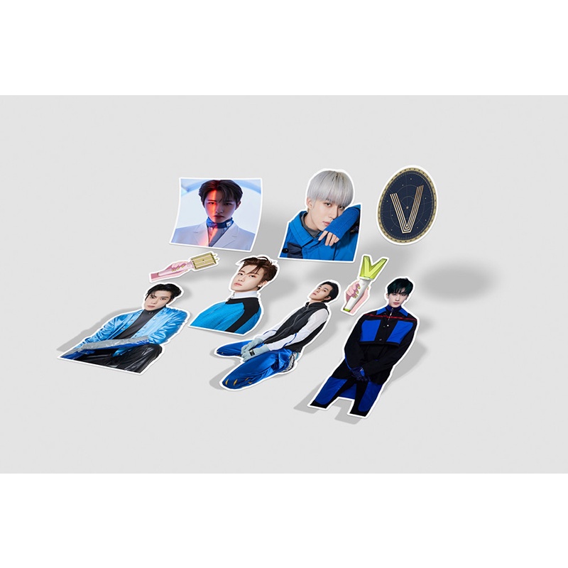 Set 100 Miếng Dán Hình Kpop NCT 2021 Trang Trí Hành Lý/Nhật Ký