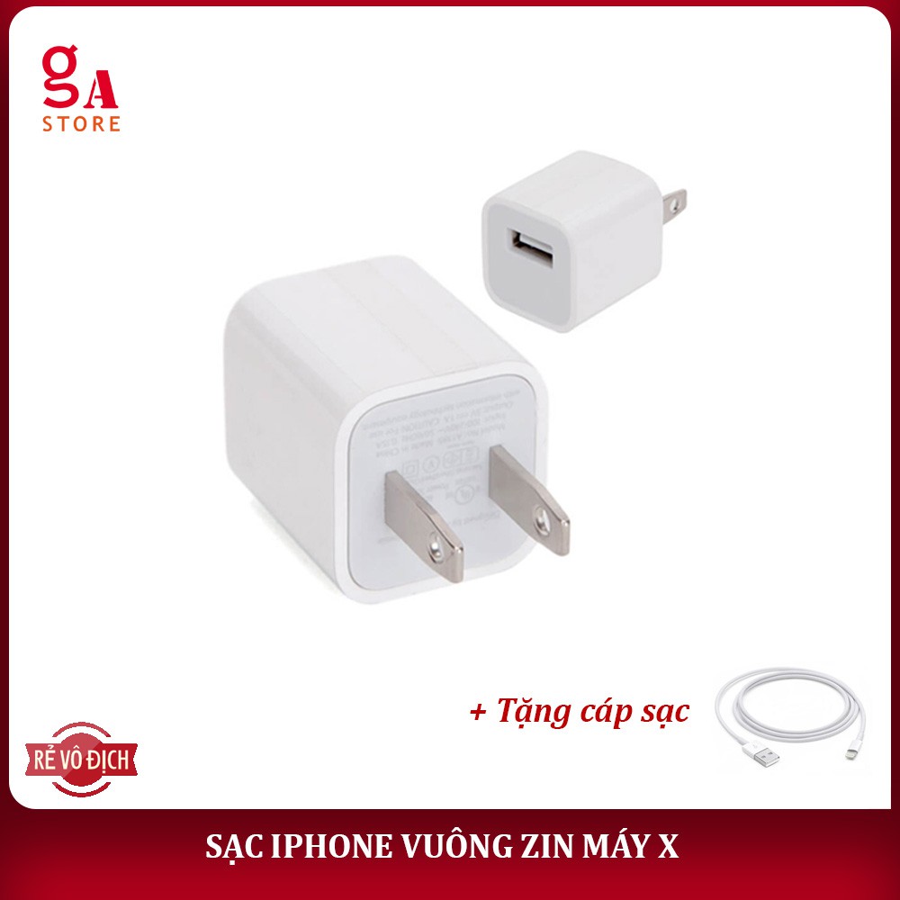 [Nhập mã ELMI01 giảm 10%][Nhập mã ELPS204 giảm 10%]Củ sạc vuông bóc máy 8/X