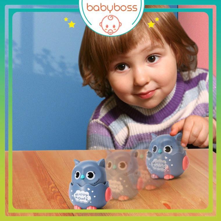 Đồ chơi vui nhộn chim cú mèo đáng yêu cho bé chạy dây cót - babyboss