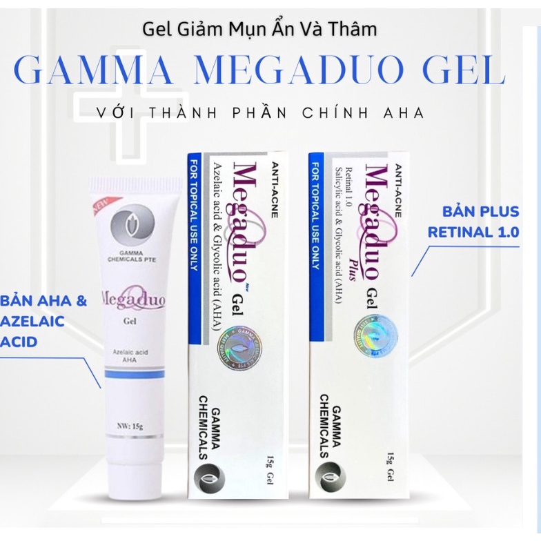 Megaduo Giảm Mụn Ẩn & Thâm Gamma Megaduo Gel 15 gram