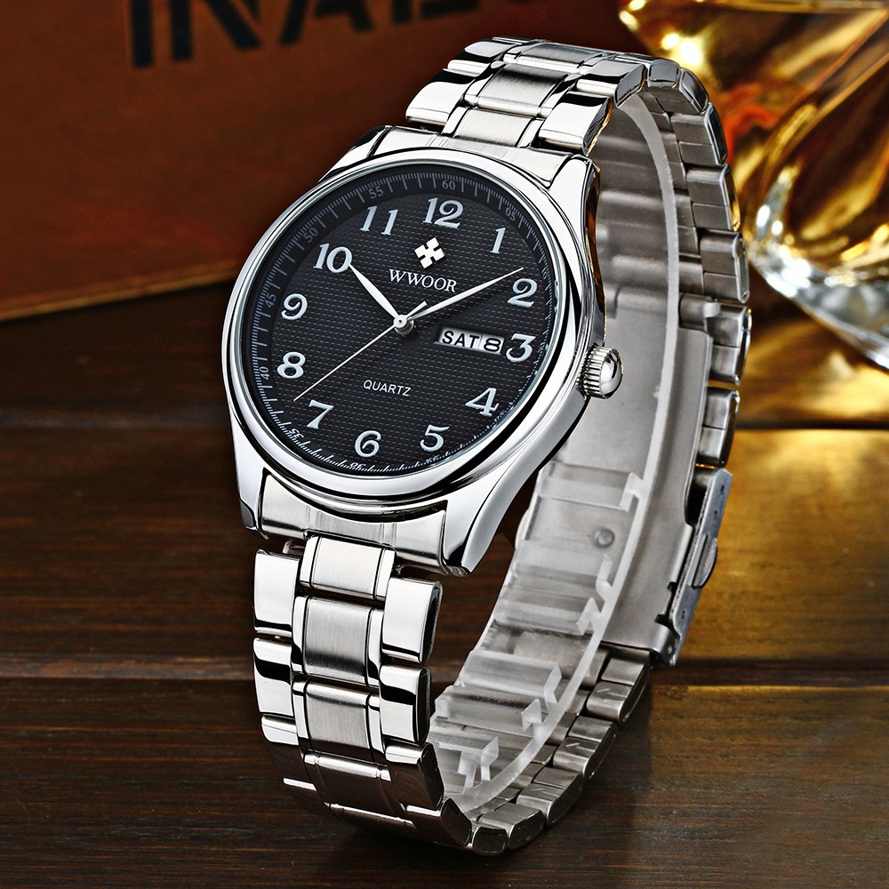 Đồng hồ WWOOR 8805M thạch anh kháng nước chất lượng cao