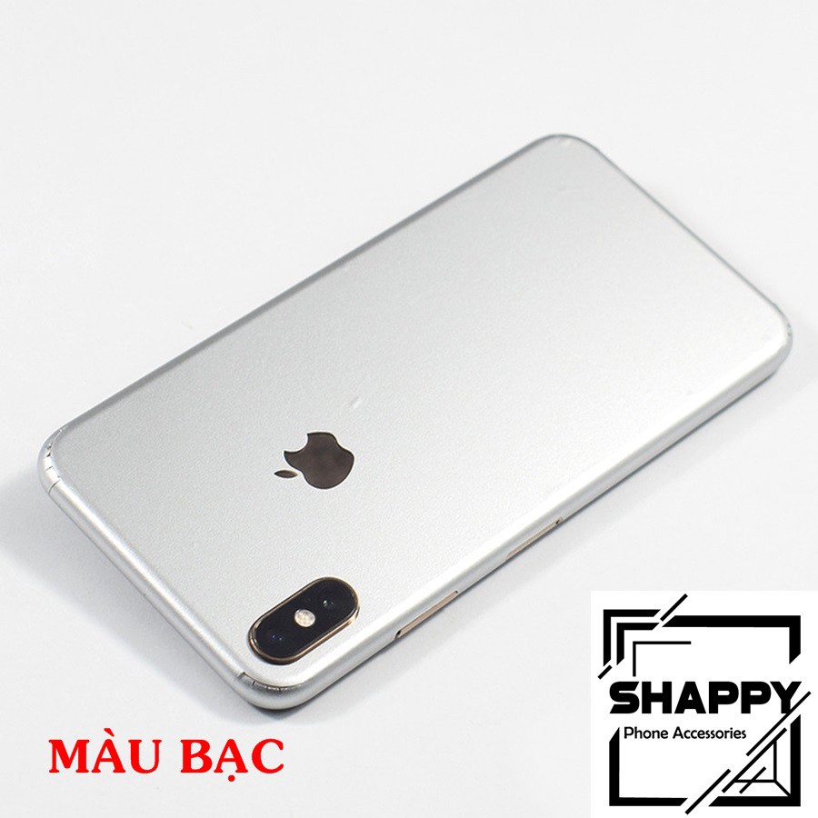 [XẢ HÀNG] Skin Dán Nhung Nguyên Khối Đổi Màu Dành Cho Iphone X/XsMax [Shappy Shop]