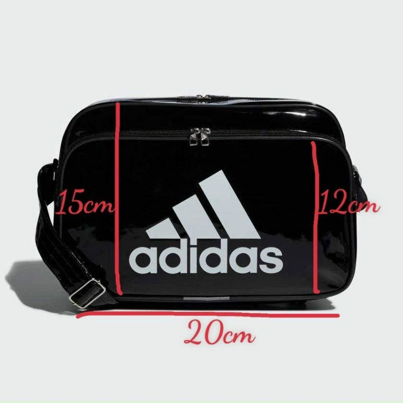 Túi đeo chéo ADIDAS  bóng màu đen cổ điển