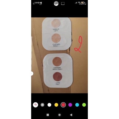 Bảng 4 Màu Kem Che Khuyết Điểm Tạo Khối Nars Concealer Sample