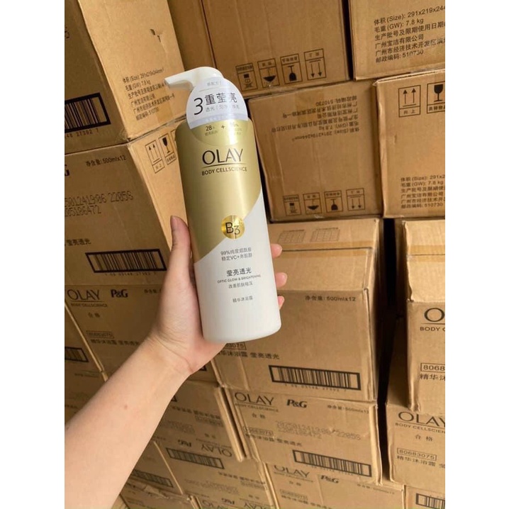 Sữa tắm Olay B3 + VitaminC trắng mịn da 500ml
