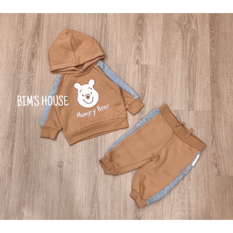 Bộ nỉ gấu pooh