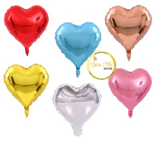 Bóng tráng nhôm tim , trang trí sinh nhật, tiệc thôi nôi, tiệc cưới, YẾN NHI SHOP