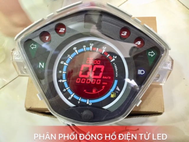 Tặng Con Tem HONDA  Đồng Hồ Điện Tử Led Cho Xe RSX - S110