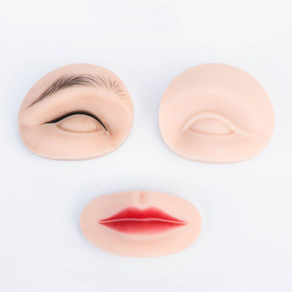 Khuôn Da Mềm Mại 2 Trong 1 Hỗ Trợ Luyện Tập Xăm Hình Mắt / Môi