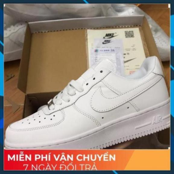 Tết Xả Mới - GIÀY AF1 FULL TRẮNG FORM NAM NỮ ĐỦ SIZE 36-43 AL6 * . ' # ་ : 🌸 .