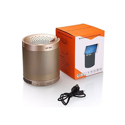 LOA BLUETOOTH HF-Q3 ÂM THANH HIFI CỰC CHẤT TÍCH HỢP ĐẾ ĐỠ ĐIỆN THOẠI