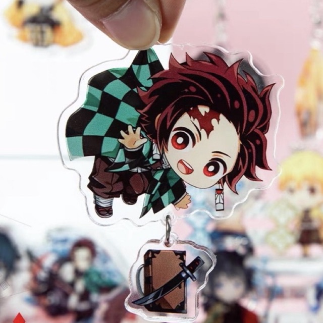 Móc khóa Kimetsu no yaiba - Móc Khoá Thanh gươm diệt quỷ Nhựa Acrylic cao cấp