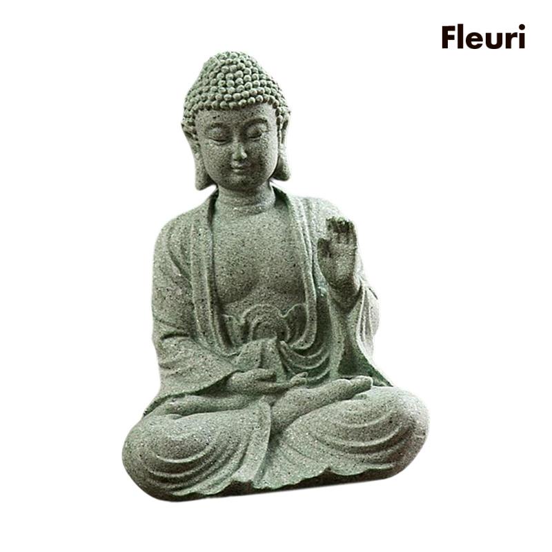 Tượng Phật Bằng Đá Cát Dùng Trang Trí Nhà Cửa