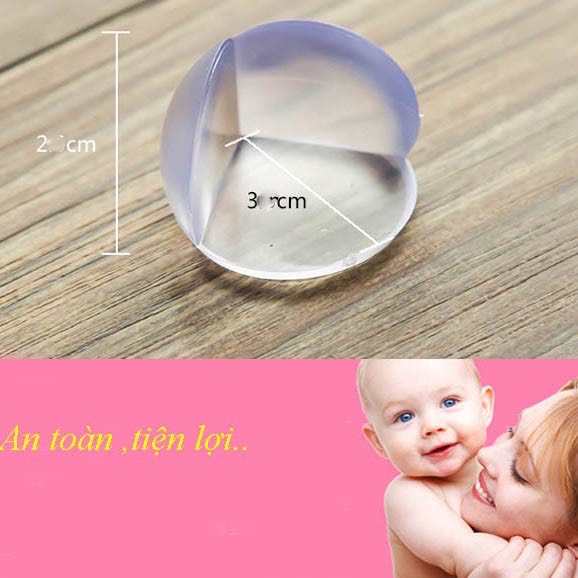 Miếng Bịt Góc BànGIADUNGTONGKHO1Miếng Bịt Góc Bàn Cạnh Bàn Siêu Bám Dính Chất Lượng Cao Trong suốt Không Mùi Nhựa