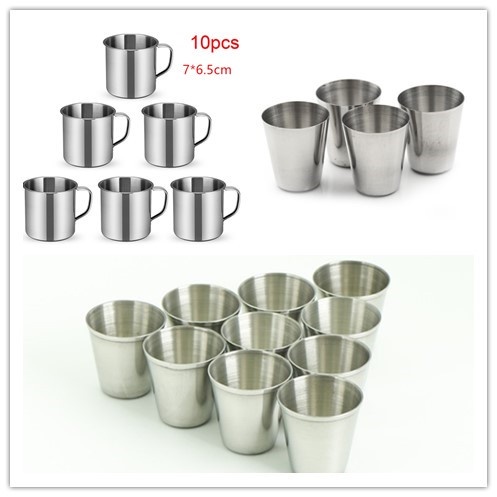 Bộ 10 Ly Inox Uống Rượu 30ml