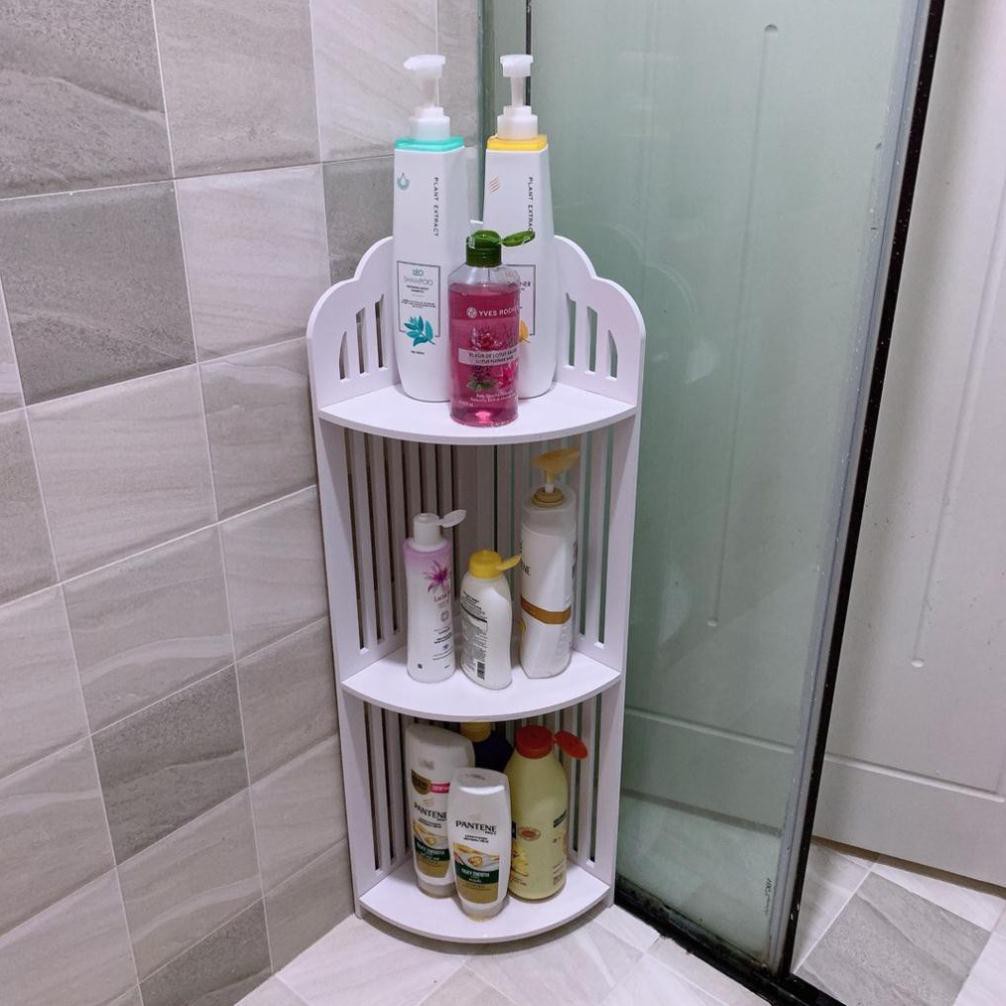 [ RẺ VÔ ĐỊCH] Kệ Góc hiện đại Kẻ Sọc 3 Tầng nhà tắm chống nước IG121 | BigBuy360 - bigbuy360.vn