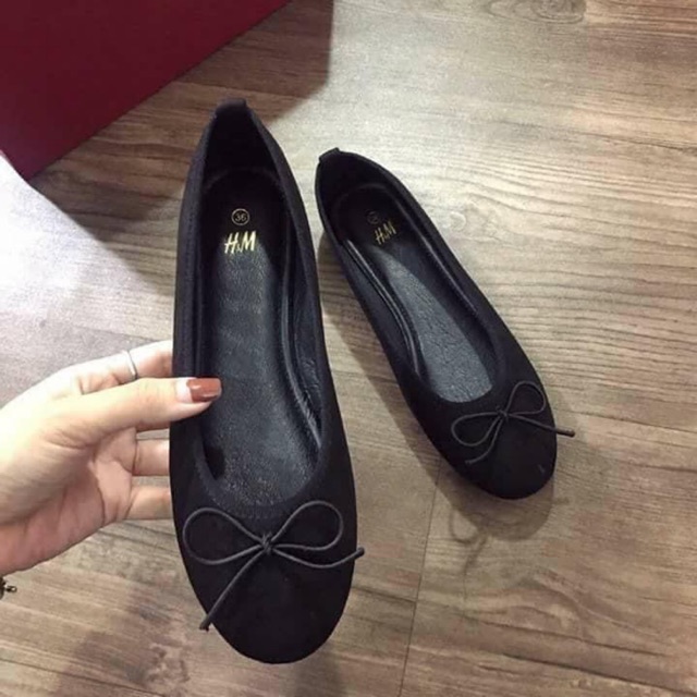 Giày bệt nơ hm