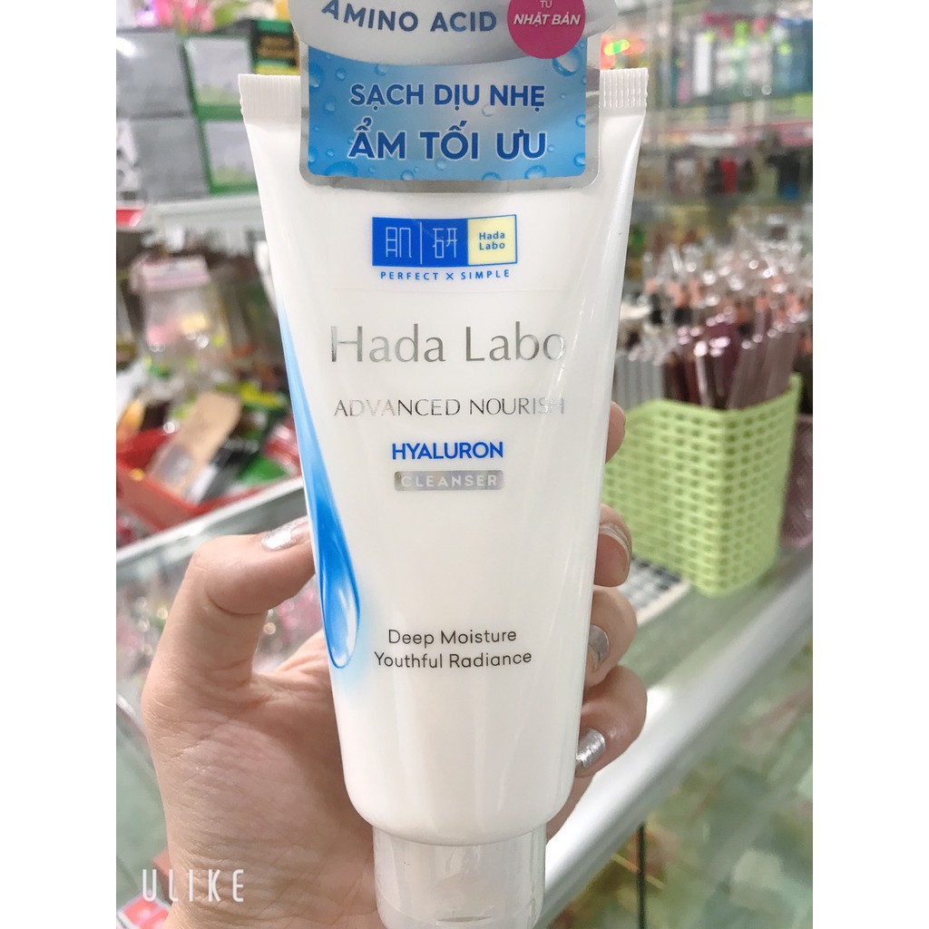 sữa rửa mặt HADA  LABO 80g  màu xanh+ màu trắng + màu đỏ [ chuẩn hàng cty 100%]