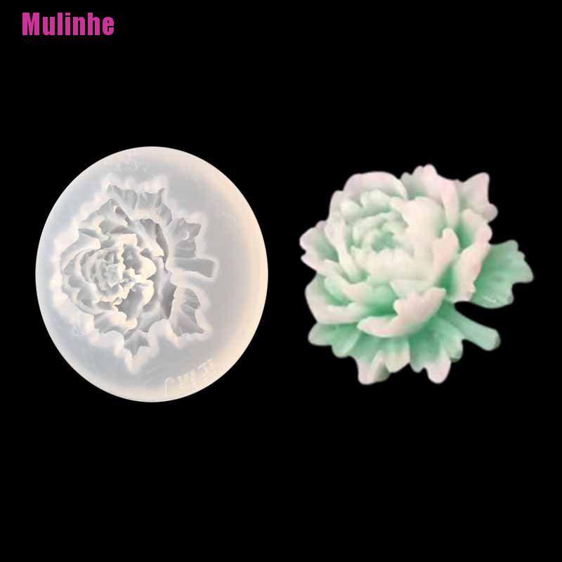 Khuôn Silicone Tạo Hình Hoa Hồng Nở Sáng Tạo Làm Bánh / Xà Phòng