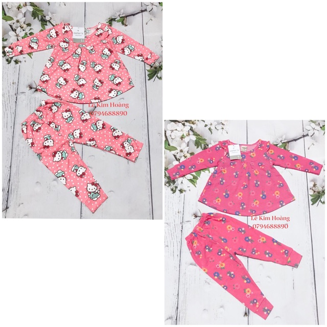 Bộ dài tay phom BABYDOLL bé gái 10-22kg(kèm ảnh thật)